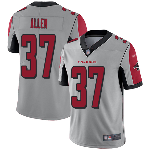 Atlanta Falcons Limited Silver Men Ricardo Allen Jersey NFL Football #37 Inverted Legend->atlanta falcons->NFL Jersey